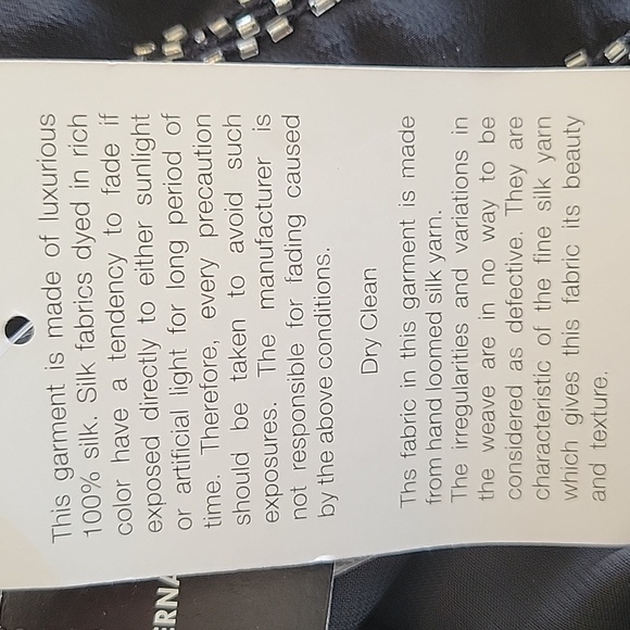 NWT INC International Concepts size 0 black silk beaded mini dress - Picture 4 of 4